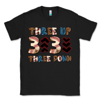 Black three up three down Classic Tee - AdoDesignShop