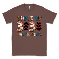 Chestnut three up three down Classic Tee - AdoDesignShop