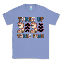 Colony Blue three up three down Classic Tee - AdoDesignShop