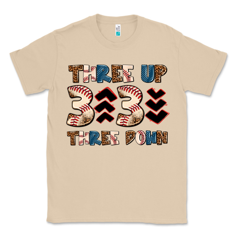 Three Up Three Down Classic Tee by AdoDesignShop | Teevron