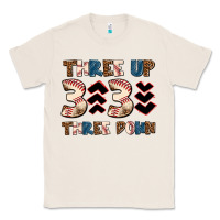 Natural three up three down Classic Tee - AdoDesignShop