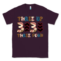 Plum three up three down Classic Tee - AdoDesignShop