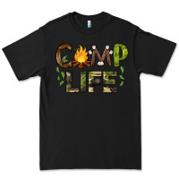 Black camp life Premium Tee - BarkalooDesign
