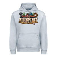 Heather Grey Small town big spirit Baseball Urban Hoodie - HowdyJamesFarm