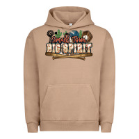 Pigment Burro Small town big spirit Baseball Urban Hoodie - HowdyJamesFarm