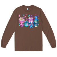 Chestnut stitch coffee Long Sleeve Tee - Jasminsmagicworld