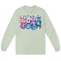 Matcha stitch coffee Long Sleeve Tee - Jasminsmagicworld