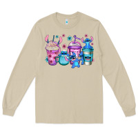 Mushroom stitch coffee Long Sleeve Tee - Jasminsmagicworld