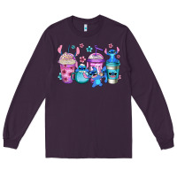 Plum stitch coffee Long Sleeve Tee - Jasminsmagicworld