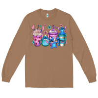 Toasted Coconut stitch coffee Long Sleeve Tee - Jasminsmagicworld