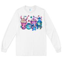 White stitch coffee Long Sleeve Tee - Jasminsmagicworld