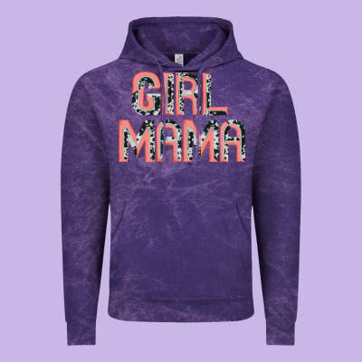 Girl Mama Artistshot Vintage Hoodie Designed By Jahusdesignshop