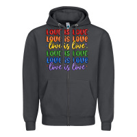 Smoke love is love lgbtq Zipper Hoodie - MaliasSmallBusiness