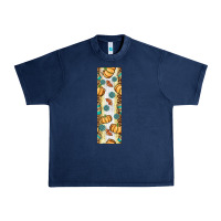 Navy pumpkin fall Urban Heavy Tee - BundleAndBundleShop