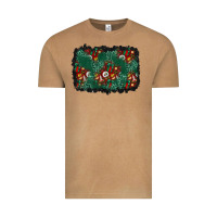 Vintage Camel christmas gift box and leopard background Vintage Tee - BundleAndBundleShop