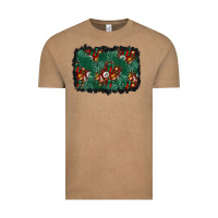 Vintage Coffee christmas gift box and leopard background Vintage Tee - BundleAndBundleShop