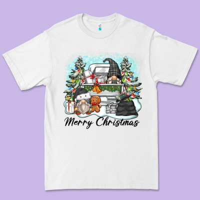 Merry Christmas Gnomes Premium Tee Designed By Zillion Design Studio