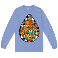 Thankful Grateful Blessed Long Sleeve Tee | Teevron
