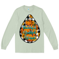Matcha Thankful Grateful Blessed Long Sleeve Tee - LillyAllenDesigns