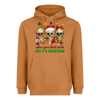Meerkat When Your Dead Inside But It's Christmas Heavyweight Hoodie - BundleAndBundleShop