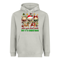 Moon Dust When Your Dead Inside But It's Christmas Heavyweight Hoodie - BundleAndBundleShop