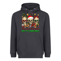 Smoke When Your Dead Inside But It's Christmas Heavyweight Hoodie - BundleAndBundleShop