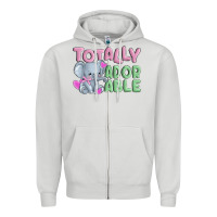 Dove Grey totally adorable Zipper Hoodie - MaliasSmallBusiness