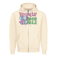 Sandshell totally adorable Zipper Hoodie - MaliasSmallBusiness