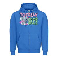 True Royal totally adorable Zipper Hoodie - MaliasSmallBusiness