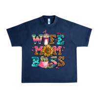 Navy wife mom boss Urban Heavy Tee - AdoDesignShop