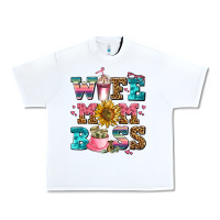 White wife mom boss Urban Heavy Tee - AdoDesignShop