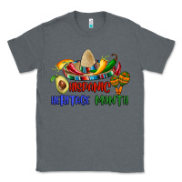 Charcoal Heather hispanic heritage month Classic Tee - BundleAndBundleShop