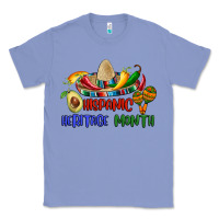 Colony Blue hispanic heritage month Classic Tee - BundleAndBundleShop