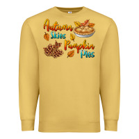Antique Gold Autumn Skies Pumpkin Pies Premium Sweatshirt - BundleAndBundleShop