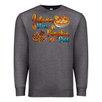 Charcoal Heather Autumn Skies Pumpkin Pies Premium Sweatshirt - BundleAndBundleShop
