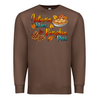 Chestnut Autumn Skies Pumpkin Pies Premium Sweatshirt - BundleAndBundleShop