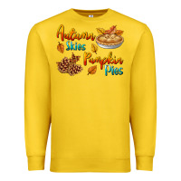Lemon Autumn Skies Pumpkin Pies Premium Sweatshirt - BundleAndBundleShop