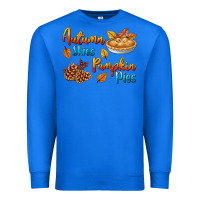 True Royal Autumn Skies Pumpkin Pies Premium Sweatshirt - BundleAndBundleShop