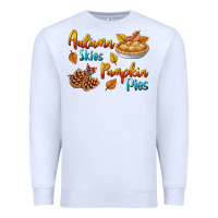 Autumn Skies Pumpkin Pies Premium Sweatshirt | Teevron