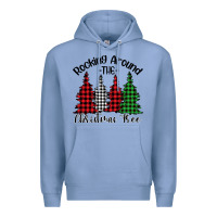 Colony Blue Rockin' Around The Christmas Tree Premium Hoodie - Bettercallsaul