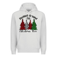Dove Grey Rockin' Around The Christmas Tree Premium Hoodie - Bettercallsaul