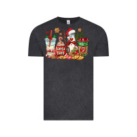 Vintage Black santa fuel coffee cups Vintage Tee - AdoDesignShop