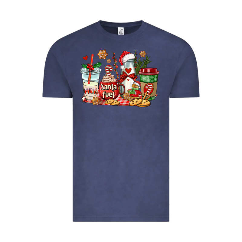 Santa Fuel Coffee Cups Vintage Tee by AdoDesignShop | Teevron