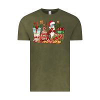 Vintage Olive santa fuel coffee cups Vintage Tee - AdoDesignShop