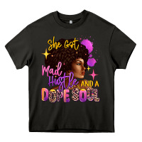 Asphalt She got mad hustle and a dope soul Heavy Core Tee - RanaPortraitStore