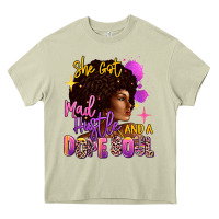 Mossy She got mad hustle and a dope soul Heavy Core Tee - RanaPortraitStore