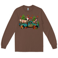 Chestnut christmas farm animals truck Long Sleeve Tee - Jasminsmagicworld