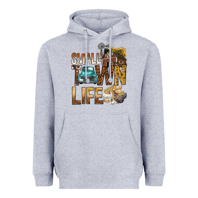 Small Town Life Heavyweight Hoodie by BundleAndBundleShop | Teevron