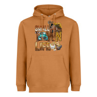 Meerkat Small Town Life Heavyweight Hoodie - BundleAndBundleShop