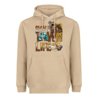 Mushroom Small Town Life Heavyweight Hoodie - BundleAndBundleShop